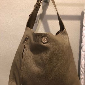 Tory Burch Brody Hobo - Mushroom Color. Light use